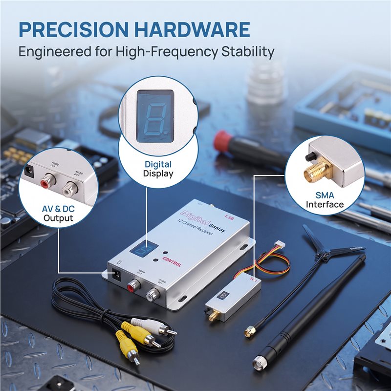 WOTT-12CH 2000Mw For FPV Video - Drone Kit Fpv ulasan dan harga