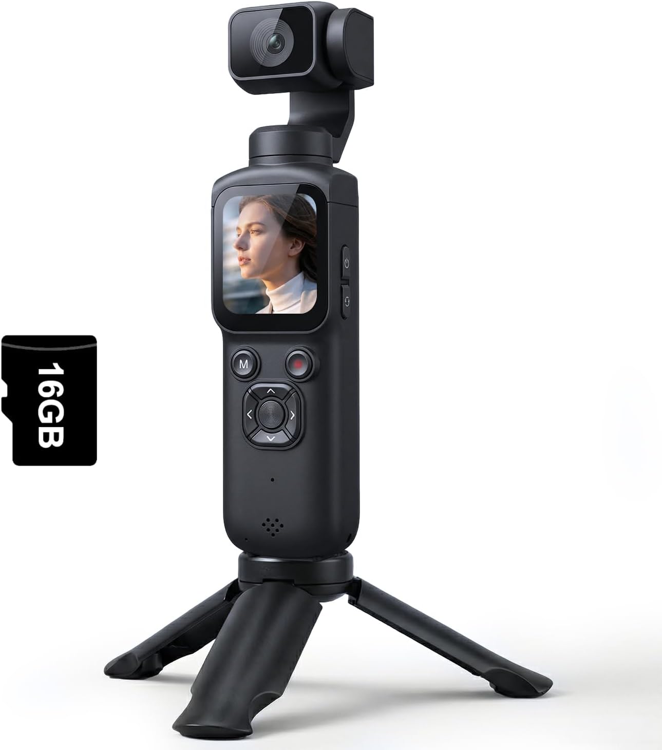 Pocket 3‑Axis Gimbal Vlog Came - Drone Kit Professional ulasan dan harga